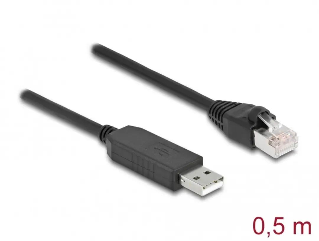 Delock USB 2.0 naar RS-232 RJ45 Kabel 50cm