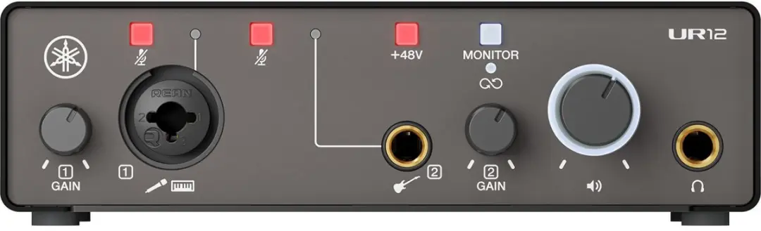 Yamaha UR12 MK3 Black USB-C Audio Interface