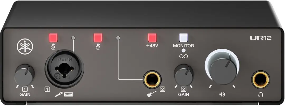Yamaha UR12 MK3 Black USB-C Audio Interface