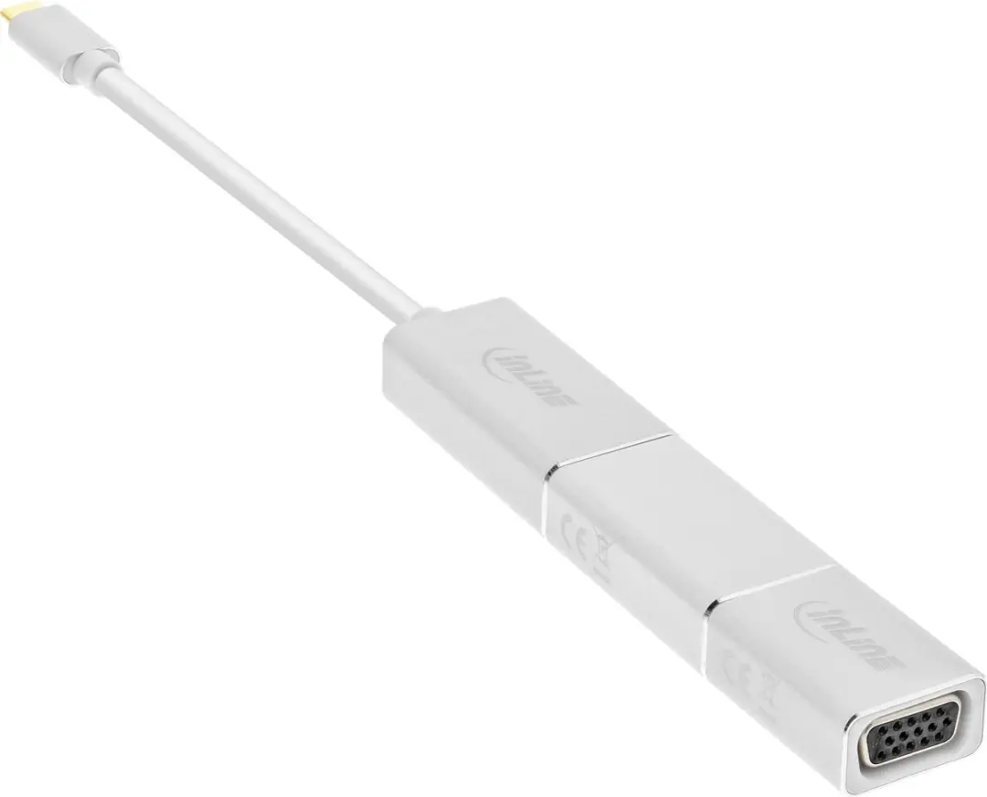 InLine USB Display Converter Set 6-in-1 64109S - Zilver