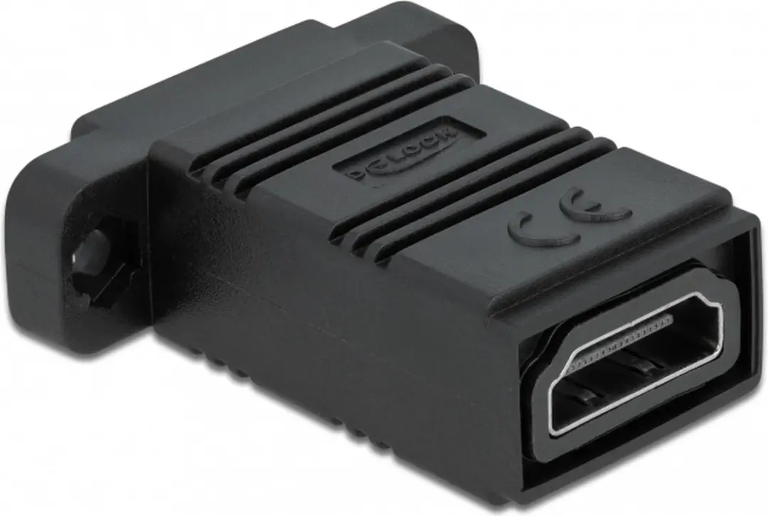 Delock Easy 45 HDMI Adapter recht - Zwart