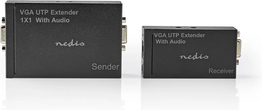 Nedis VGA Extender CREP5930BK - 300m - 1920x1200 - Zwart