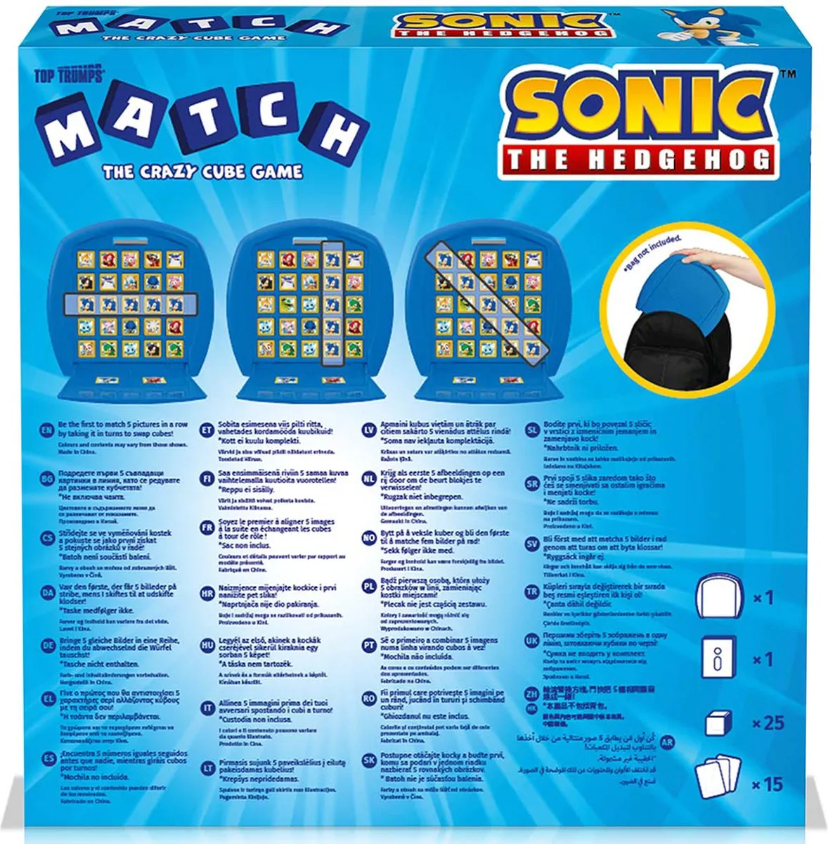 Sonic the Hedgehog Top Trumps Match - Bordspel