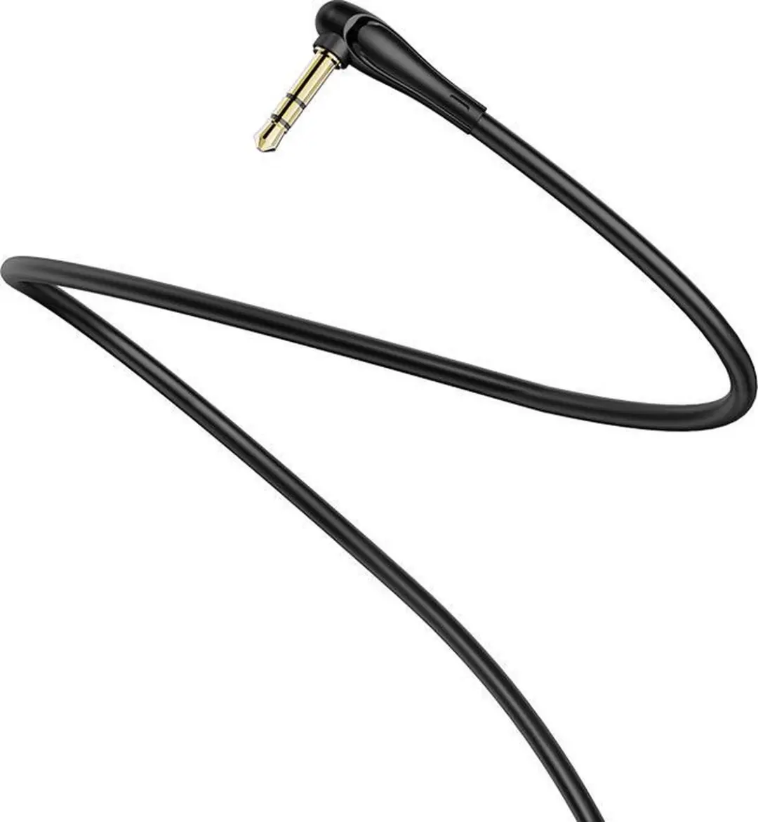 Hoco UPA14 AUX Audiokabel 3,5mm - 1m - Zwart