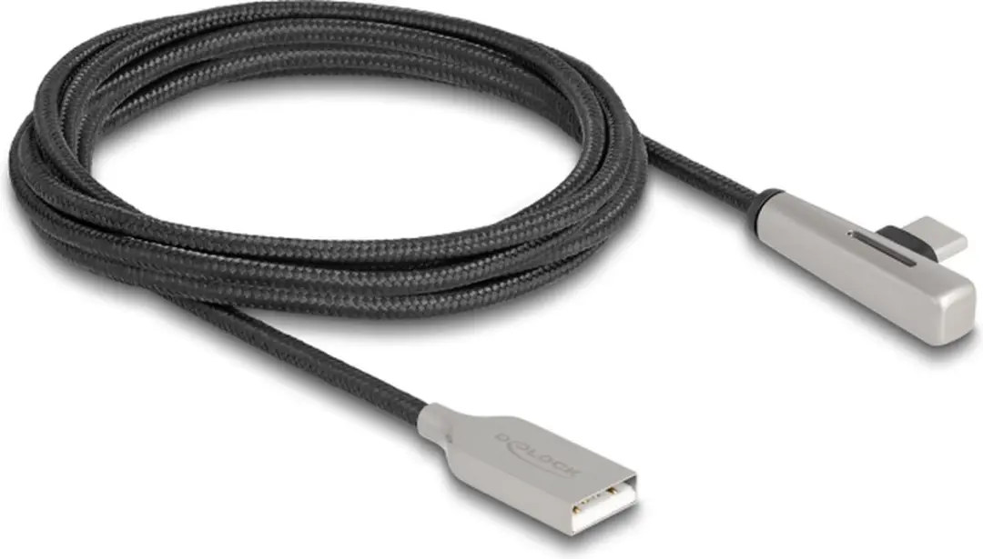 Delock USB 2.0 A naar C Kabel 60W 2m