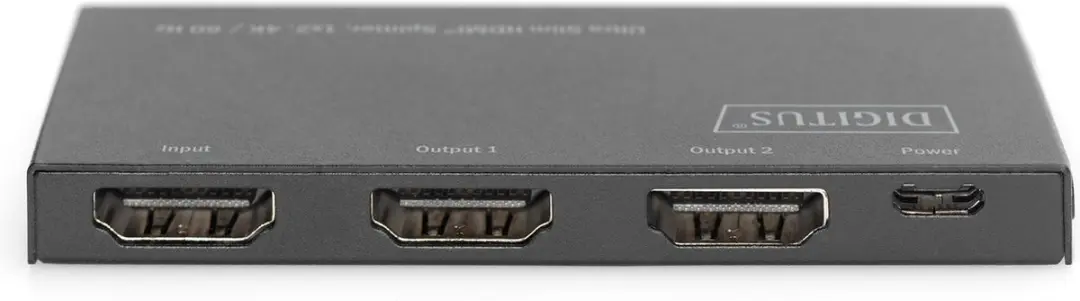 Digitus DS-45322 HDMI-splitter 2 poorten - 4K - Zwart