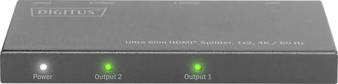 Digitus DS-45322 HDMI-splitter 2 poorten - 4K - Zwart
