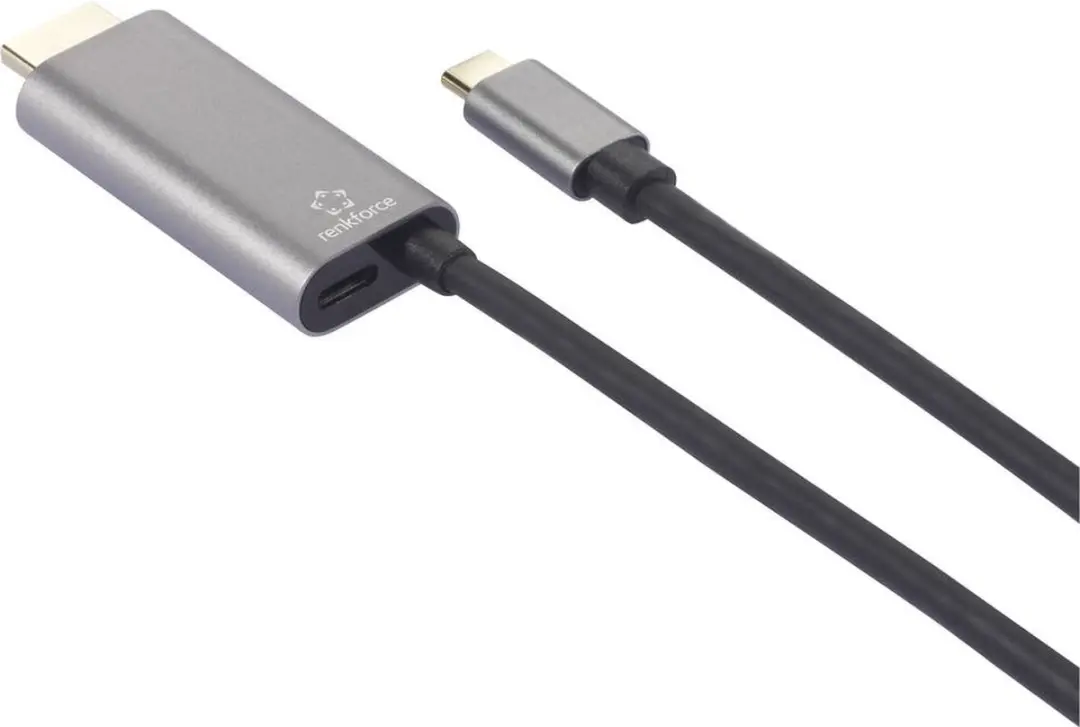 Renkforce RF-6409792 USB-C naar HDMI Adapterkabel 1.5m - Zwart