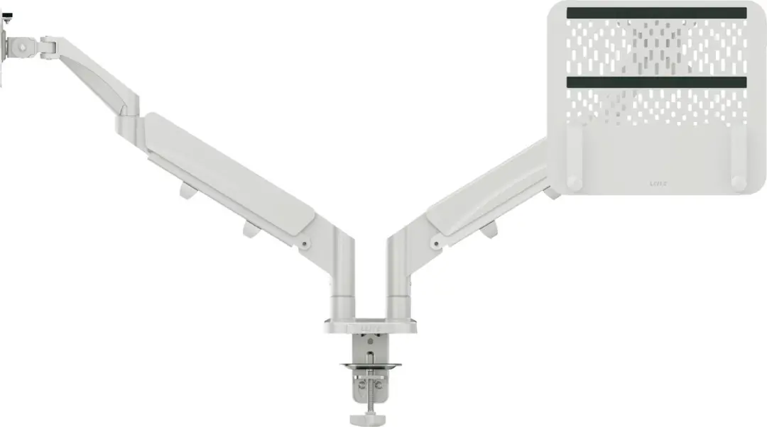 Leitz Ergo 65380085 Monitorarm - 2x 17-32" - Tot 9kg - Grijs