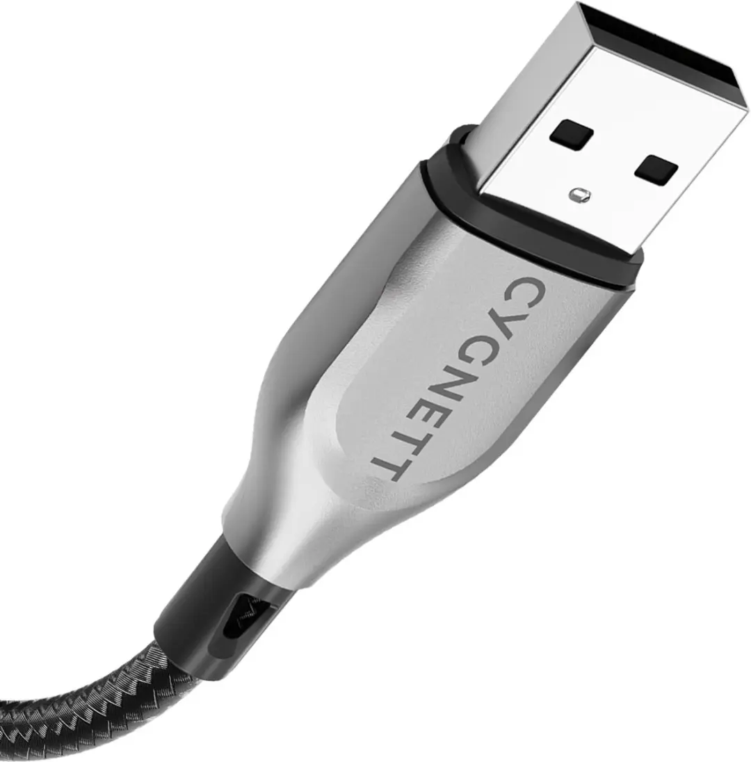 Cygnett USB-A naar USB-C Kabel 0.5m - Zwart