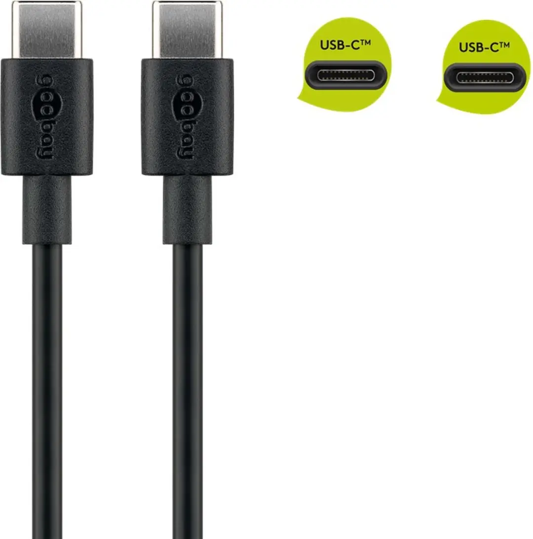 Goobay USB2.0 USB-C Kabel 60W - 2m - 10 Stuks