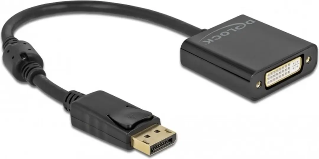 Delock DisplayPort 1.2 naar DVI Adapter - 4K - Zwart