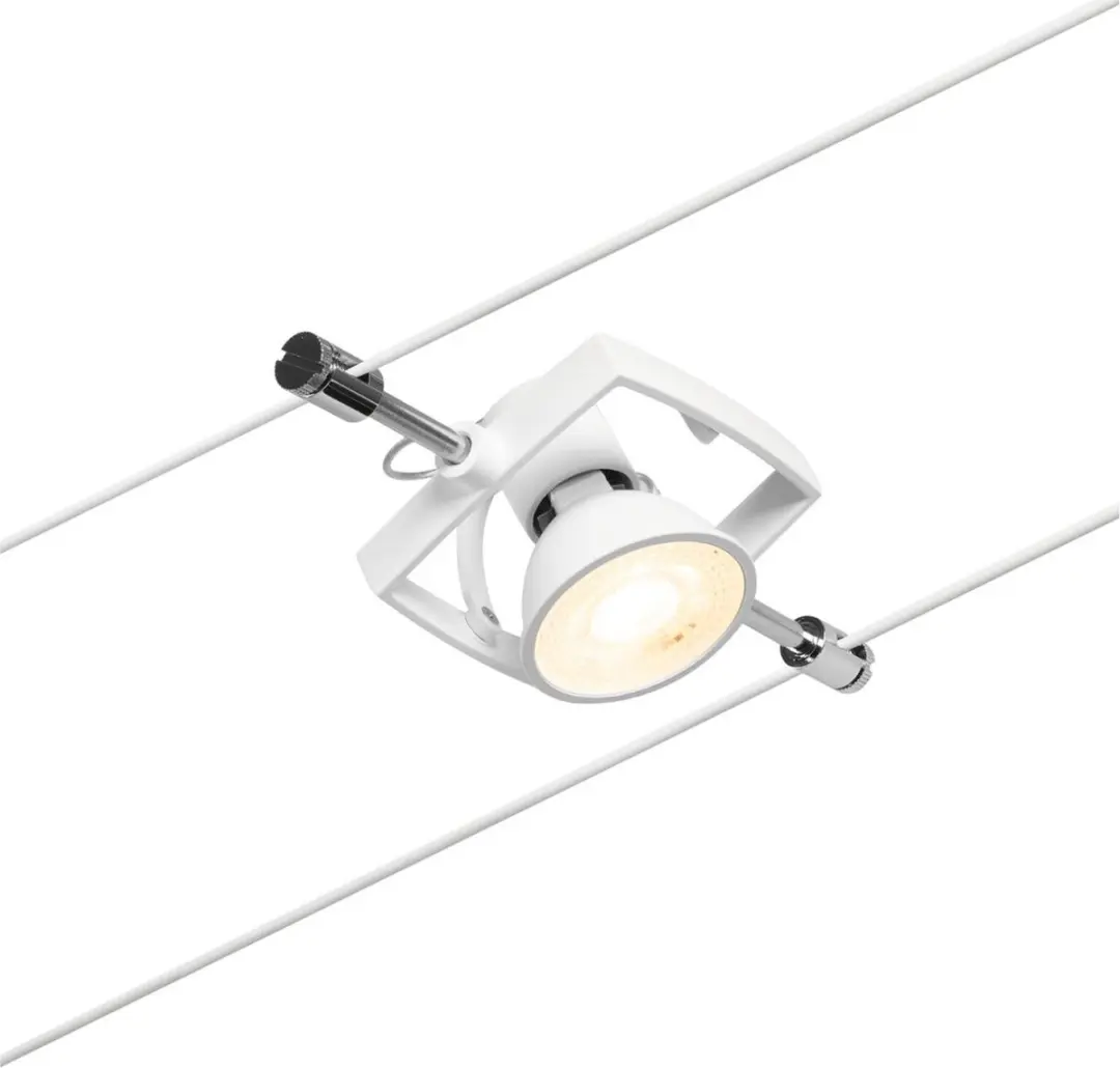 Paulmann 12V-kabelsysteem GU5.3 Wit Mat Chroom