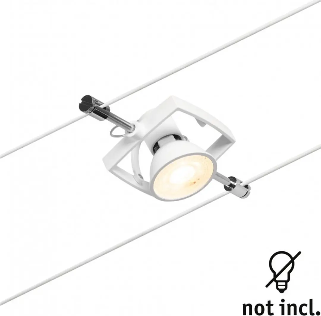 Paulmann 12V-kabelsysteem GU5.3 Wit Mat Chroom - afbeelding 6 van 6