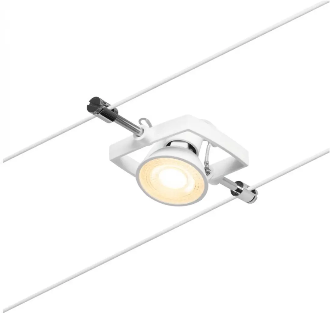 Paulmann 12V-kabelsysteem GU5.3 Wit Mat Chroom