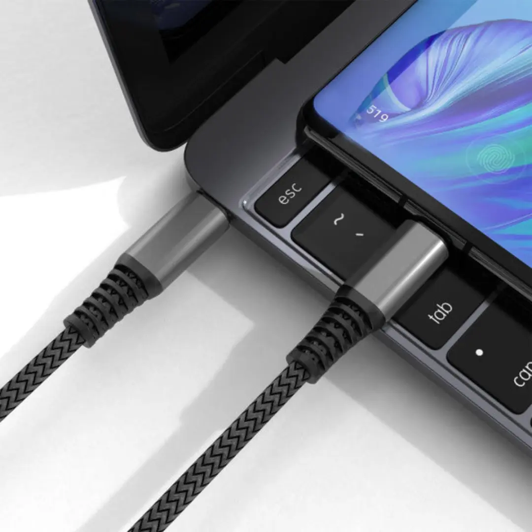 4Smarts PremiumCord USB-C Kabel 100W 1.5m - Zwart