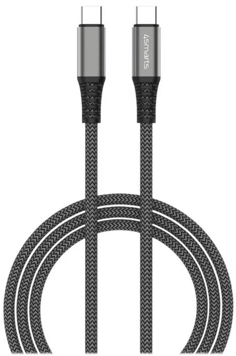 4Smarts PremiumCord USB-C Kabel 100W 1.5m - Zwart