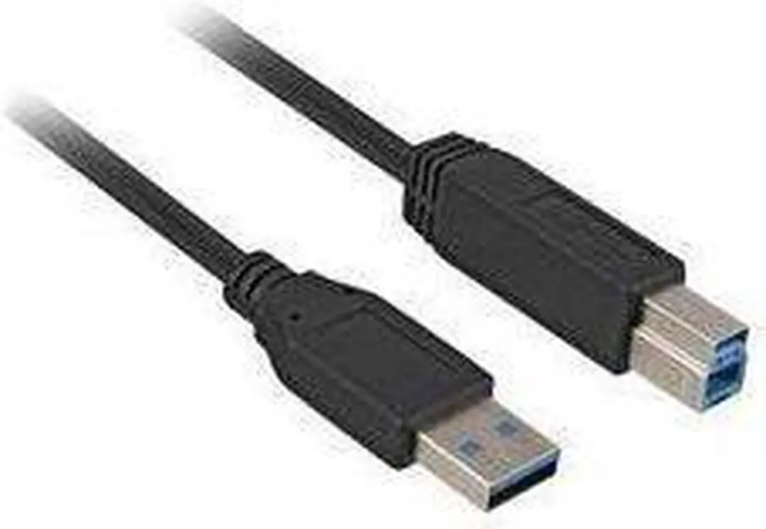 Sharkoon USB 3.0 A Male naar B Male Kabel - 1m - Zwart