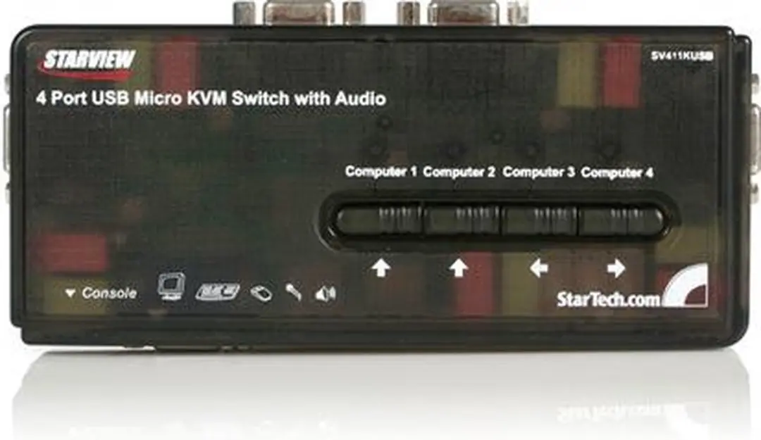 Startech SV411KUSB KVM-Schakelaar 1,2m