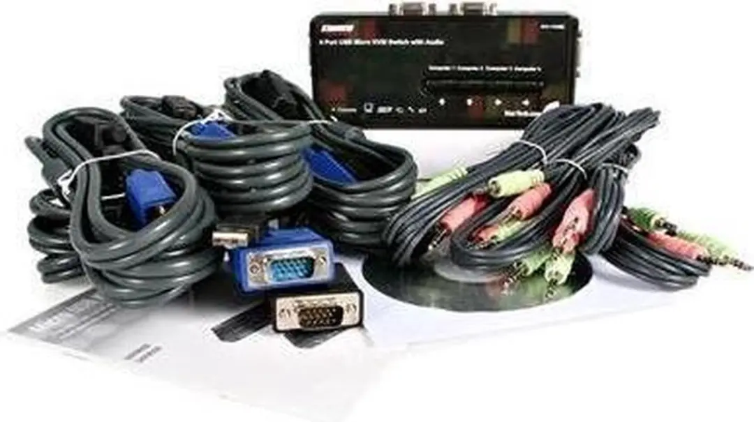 Startech SV411KUSB KVM-Schakelaar 1,2m - Zwart - afbeelding 6 van 6