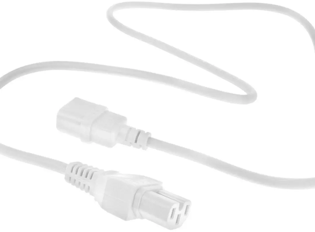 ACT AK5437 Netsnoer C14-C15 Wit 2m