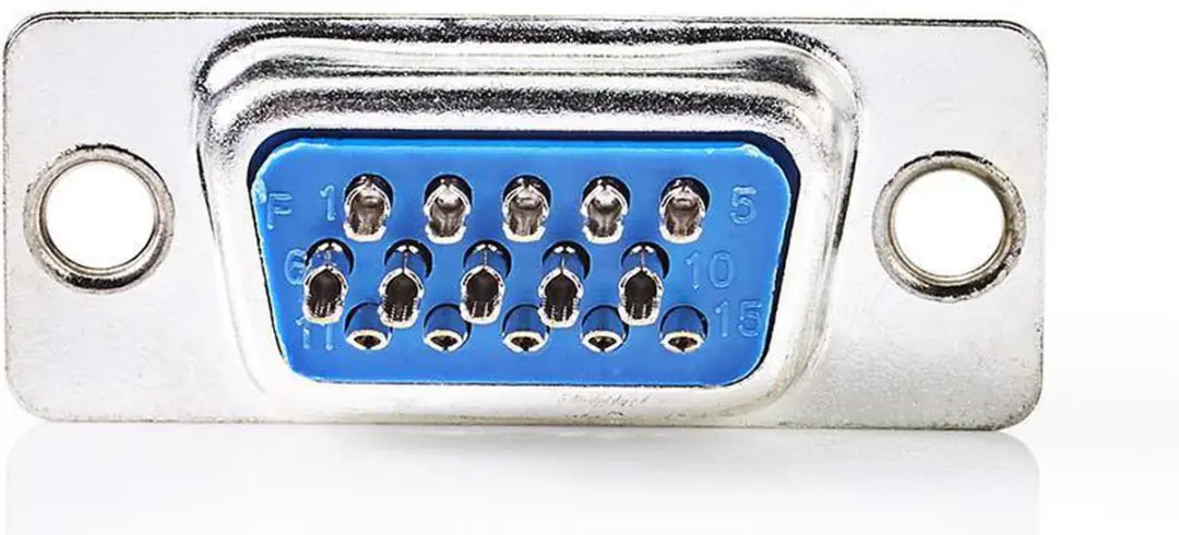 Nedis CCGP59901ME Seriële Adapter VGA Female naar Male - Vernikkeld Metaal