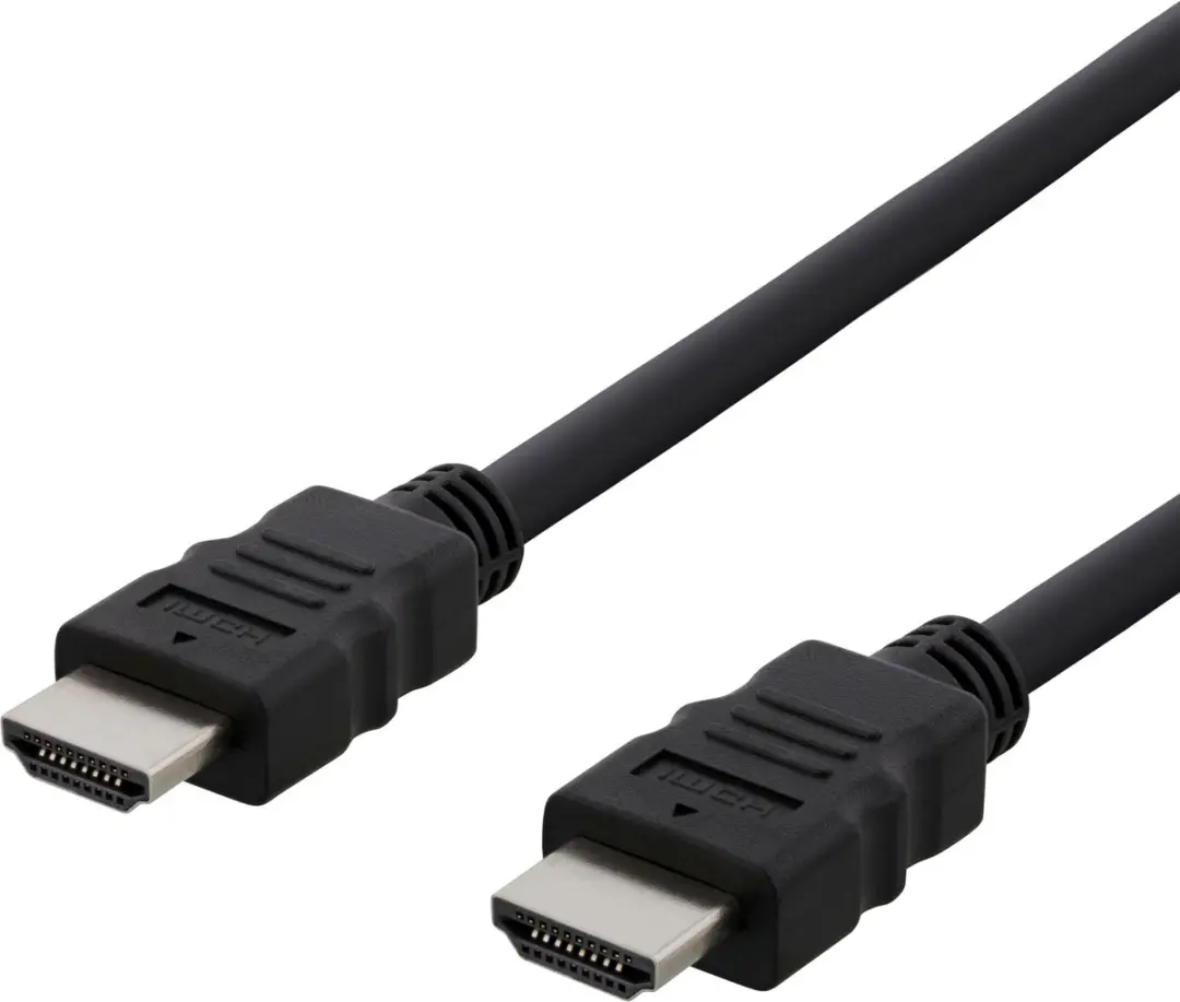 Deltaco HDMI-905 HDMI-kabel 4K 60Hz - 0,5m - Zwart