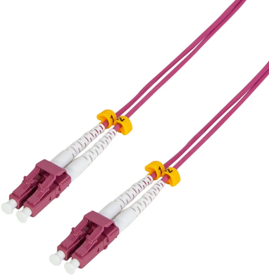 Logilink FP4LC02 Glasvezelkabel 2m - Violet OM4 50/125µ