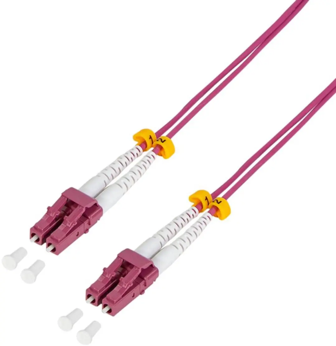 Logilink FP4LC02 Glasvezelkabel 2m - Violet OM4 50/125µ