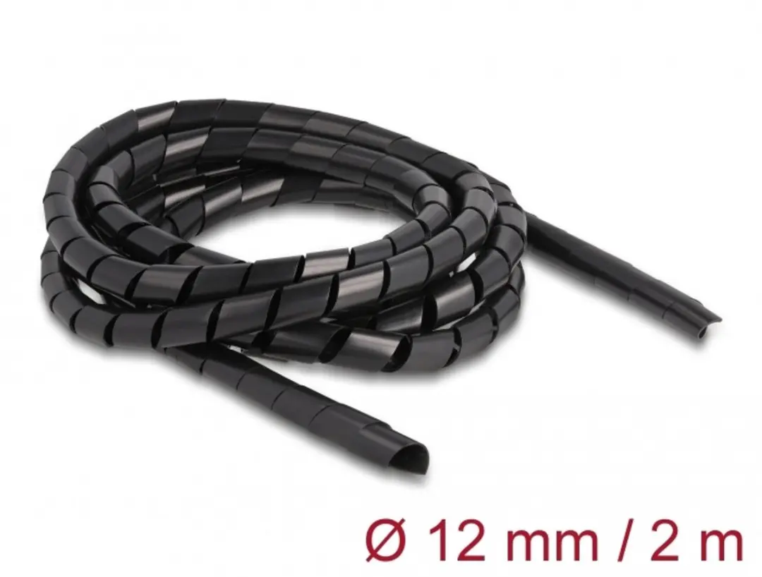 Delock Spiraalslang Flexibel 2m Ø12mm