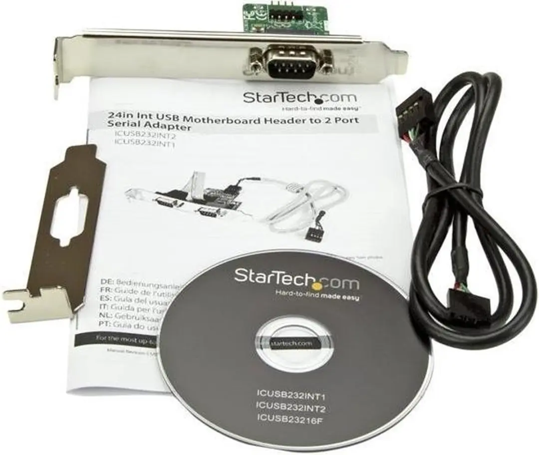 Startech ICUSB232INT1 USB naar RS232 Adapter - 60cm - Zilver