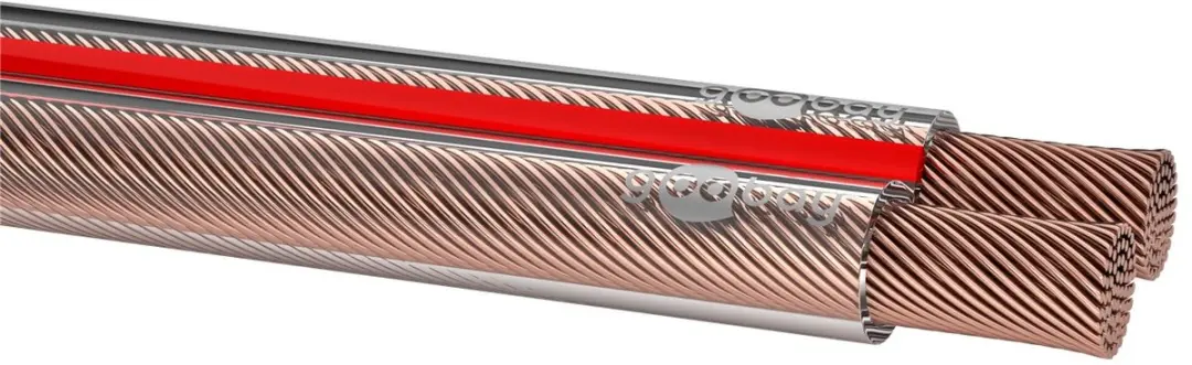 Goobay CCA Luidsprekerkabel 1,50mm² - 25m - transparant