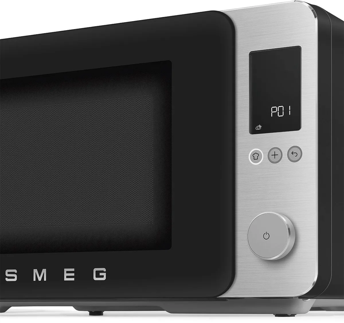 Smeg MOC02BLMEU Combi-magnetron met grill 2100W - 27L - Mat Zwart