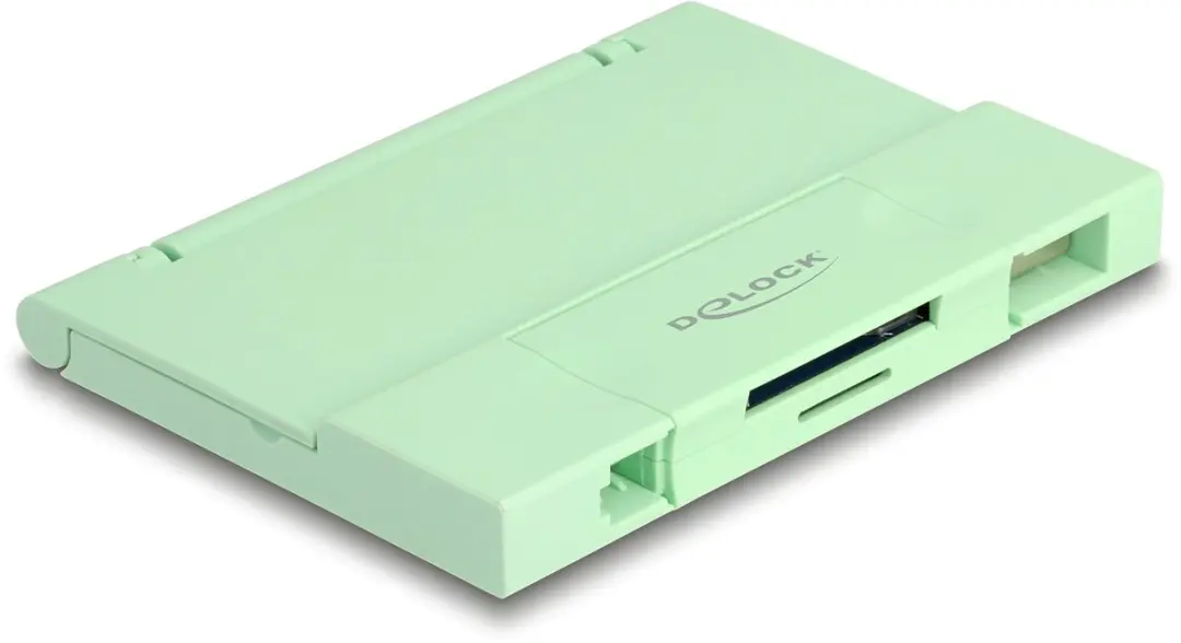 Delock Card Reader USB 5Gbps USB-C/Type-A voor SD/Micro SD - Muntkleur