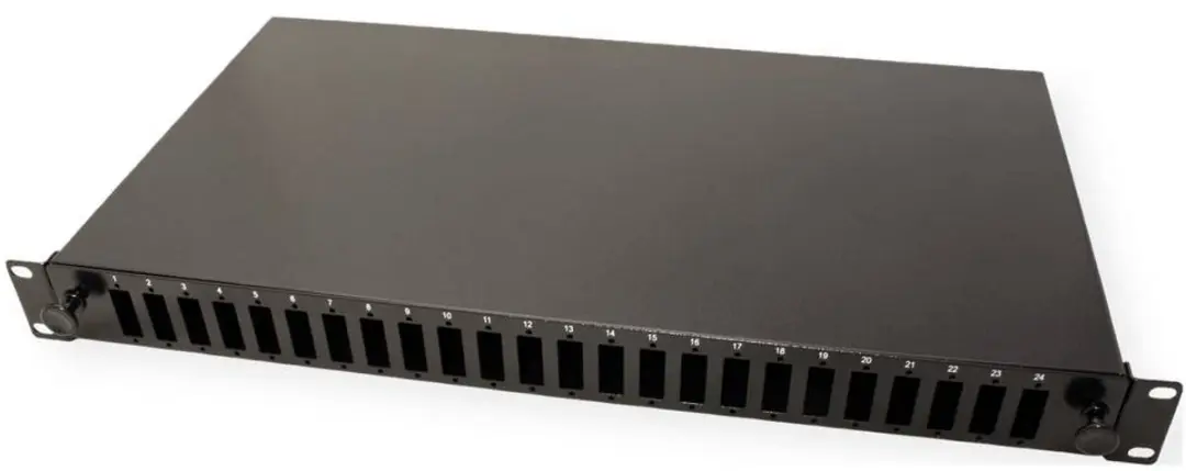 Value 19 Glasvezel Patchbox 1HE - 24x SC-DX/LC - Zwart