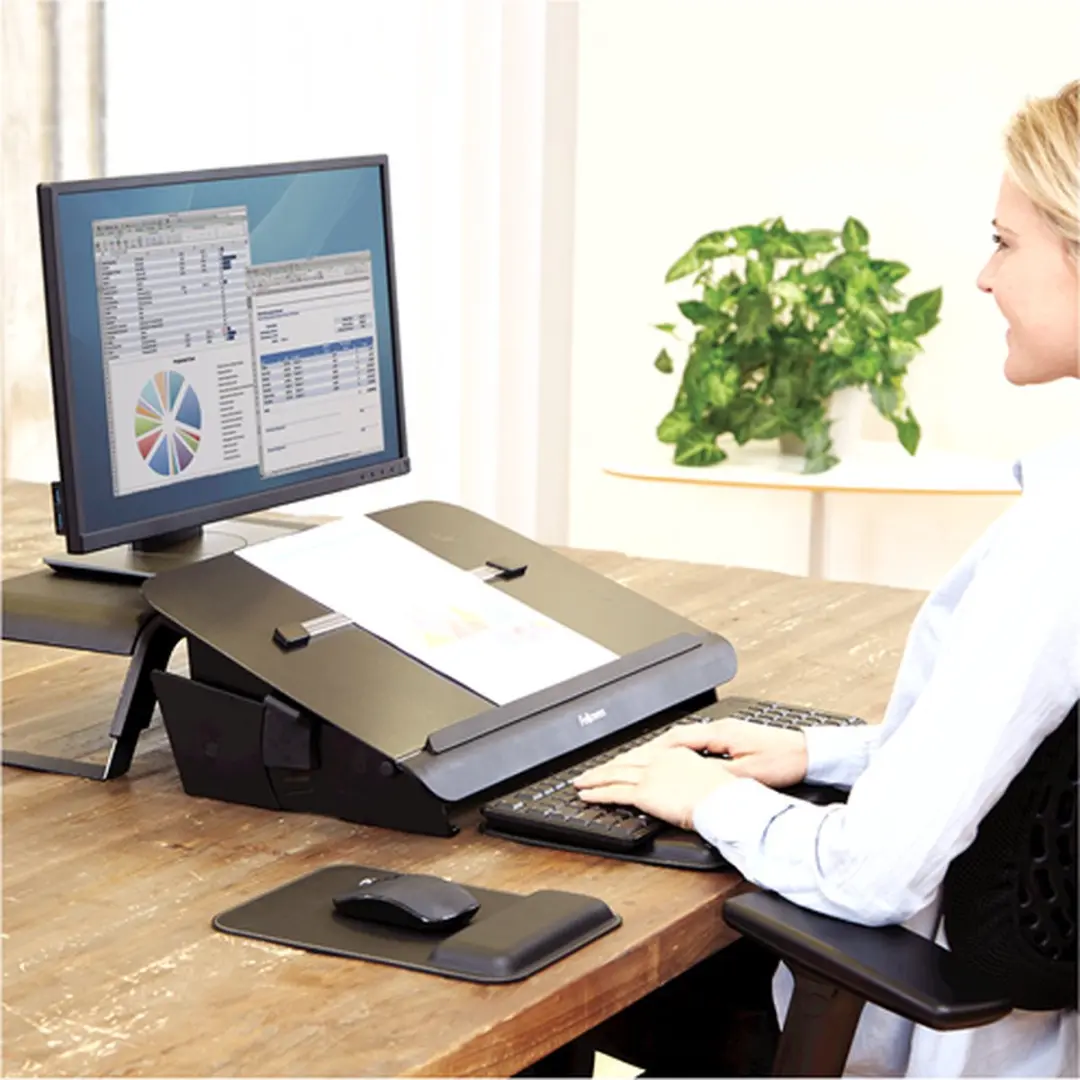 Fellowes Hana LT Documenthouder - 5 Hoogtes - Zwart - afbeelding 6 van 6