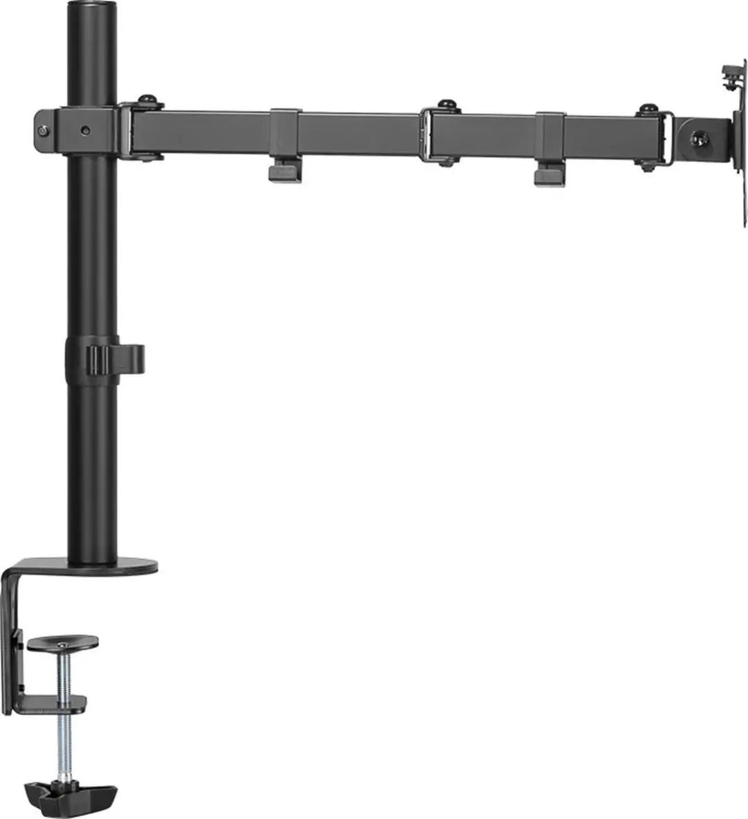 Goobay Bureaubeugel Monitor 32" - Full Motion - Zwart - afbeelding 6 van 6