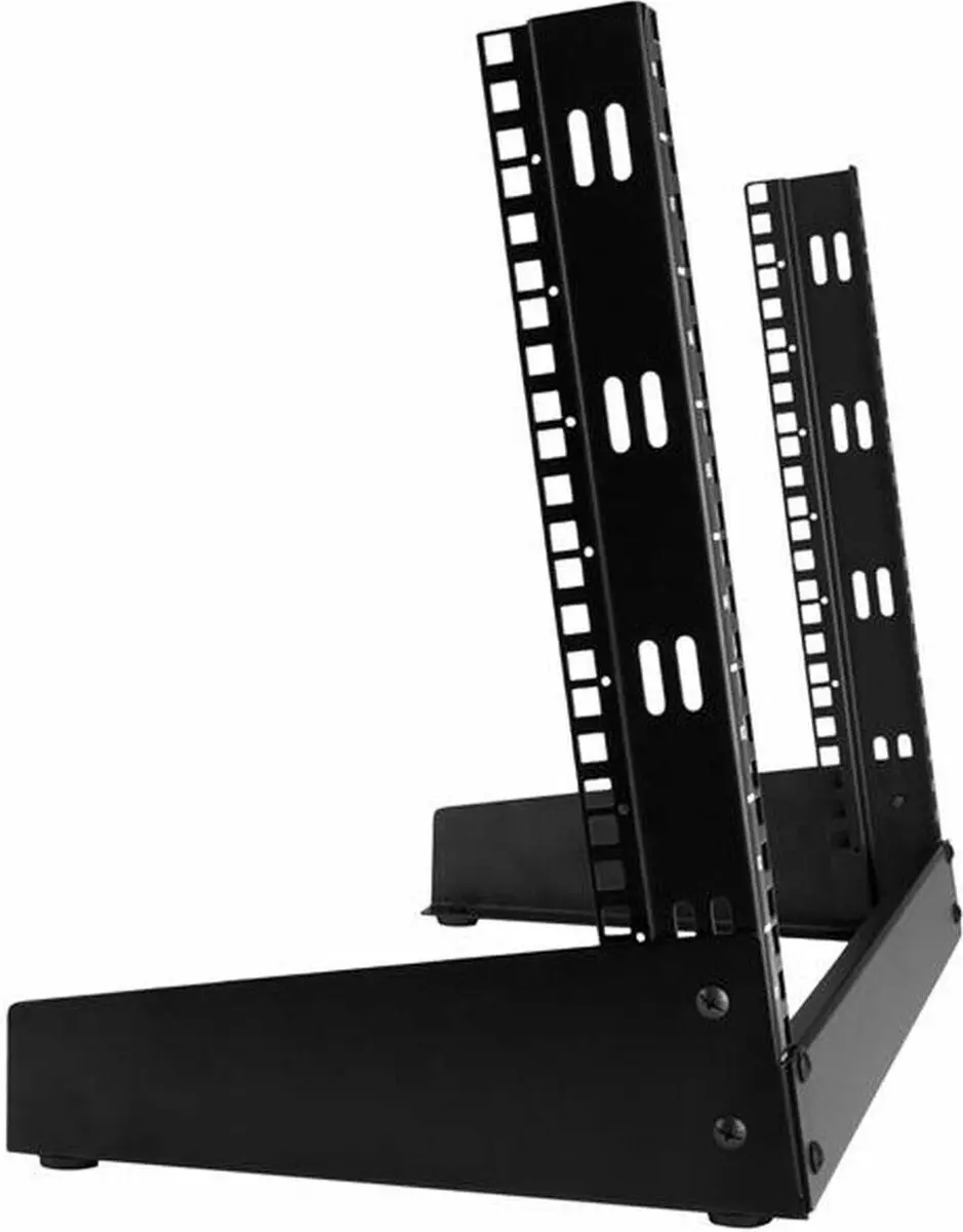 Startech RK8OD 8U Open Frame Rackkast - Zwart