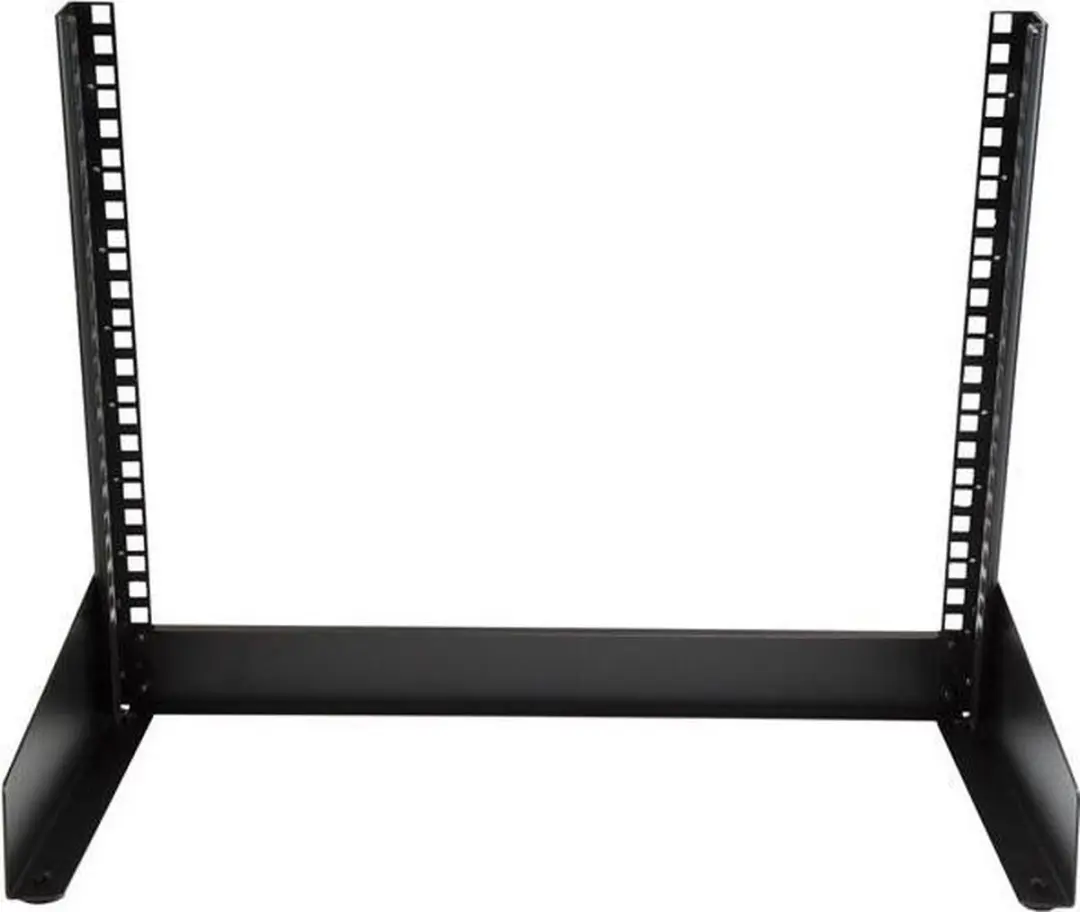 Startech RK8OD 8U Open Frame Rackkast - Zwart
