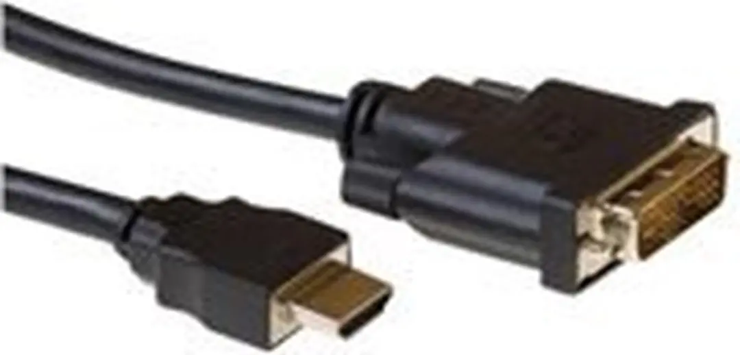 Ewent EW9860 HDMI/DVI-D Kabel 2m - Zwart