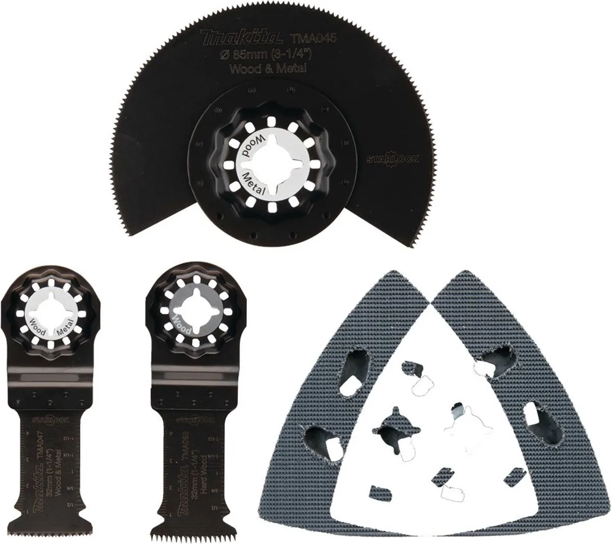 Makita B-67511 Oscillerende Multitool Set - 5-delig