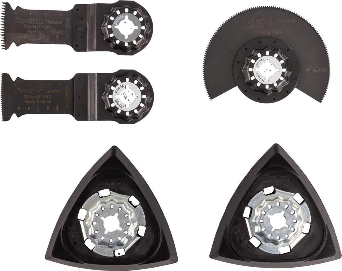 Makita B-67511 Oscillerende Multitool Set - 5-delig
