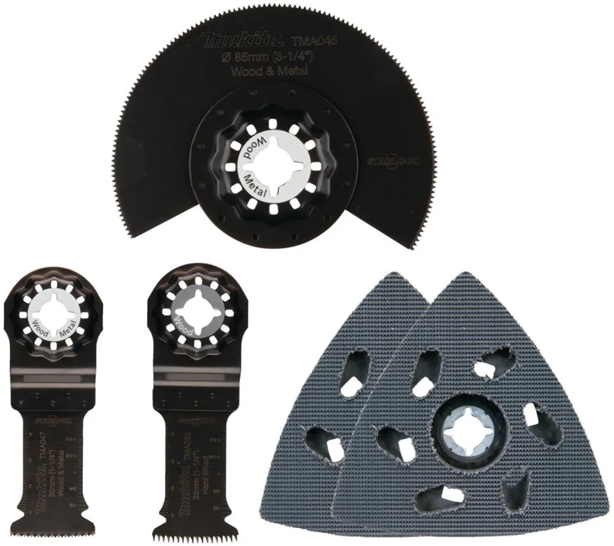 Makita B-67511 Oscillerende Multitool Set - 5-delig