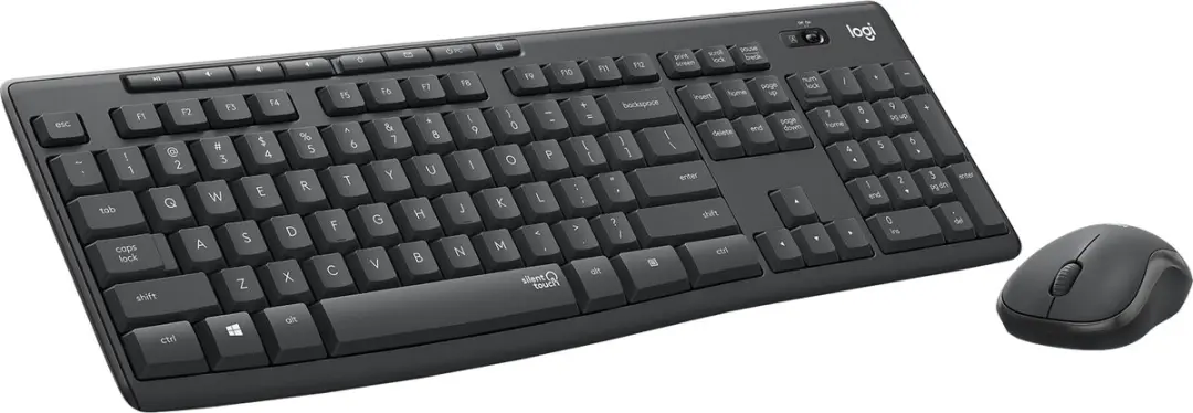 Logitech MK295 Draadloos Toetsenbord & Muis - Hongaars/Zwart