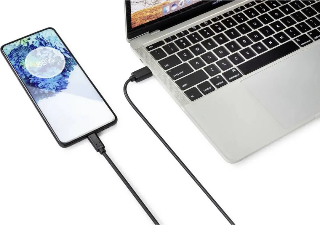 Renkforce RF-4699378 USB-kabel USB-C naar USB-A 1m - Zwart