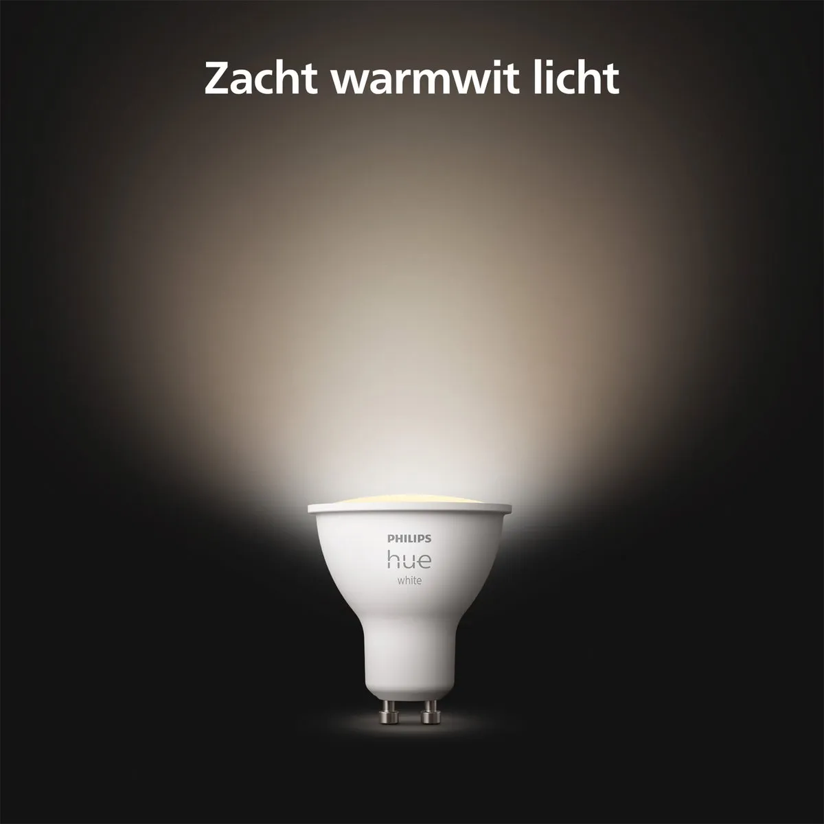 Philips Hue Spot GU10 Warmwit Mat - 4,2W
