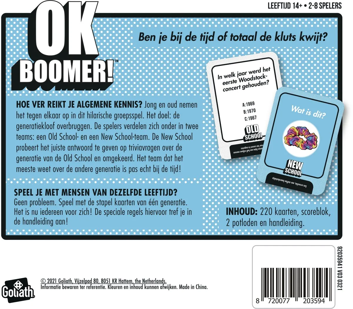 Goliath OK BOOMER Kaartspel - Kennisquiz 14401
