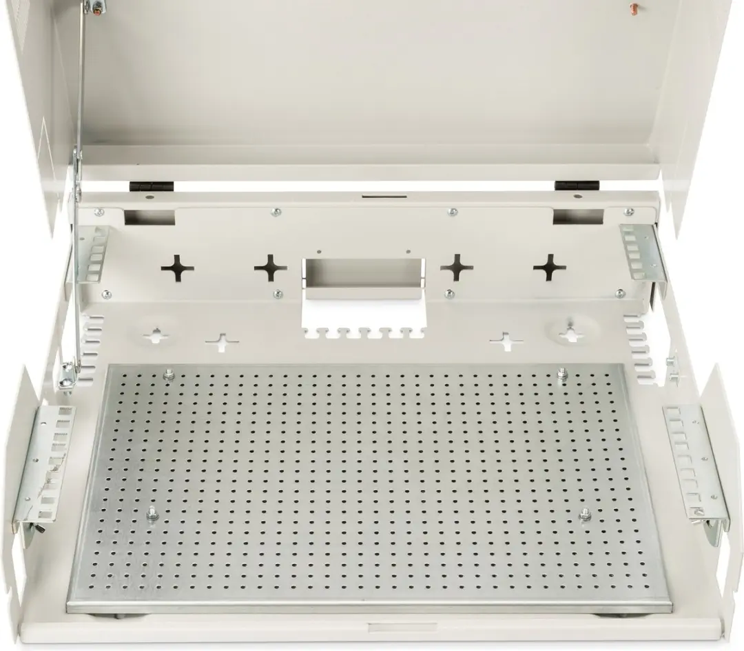 Digitus DN-19 04U-PB Patchkast 3U - 475x500x145mm - Grijs - afbeelding 6 van 6