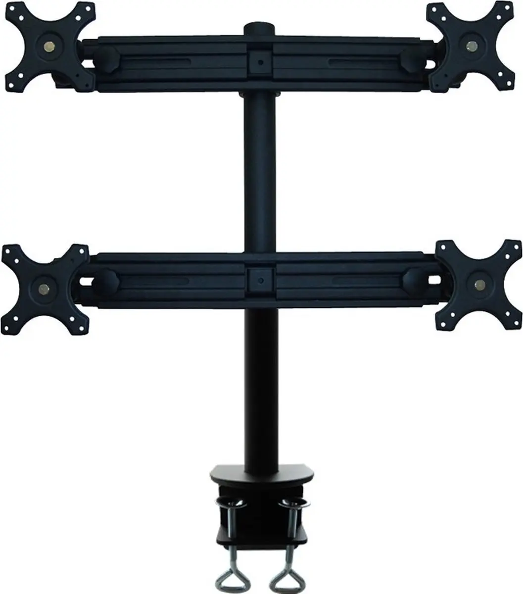Neomounts FPMA-D700D4 Monitorarm 4x 19-30" - 0-8kg/scherm - Zwart