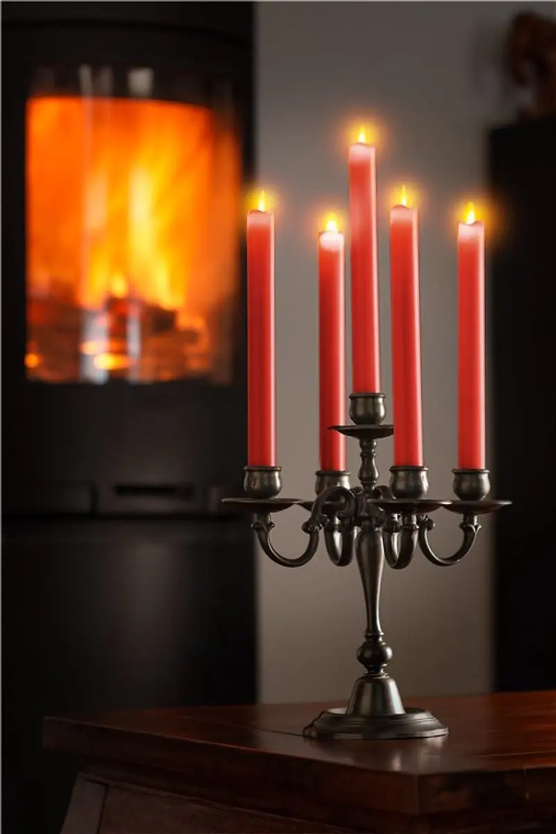 Goobay LED-kaarsenset 53943 - 5 Stuks - Rood